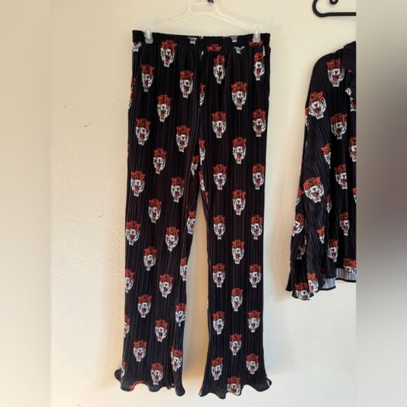 Dressed in Lala Plisse Tiger Set sz L - Picture 3 of 5